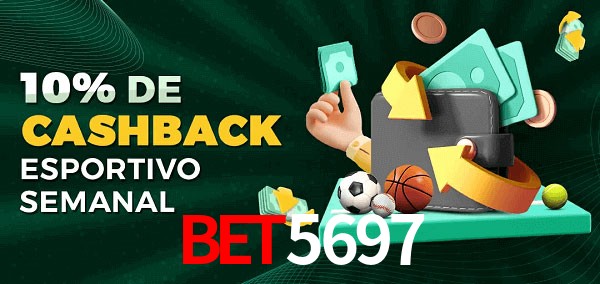 10% de bônus de cashback na BET5697